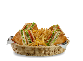 Extreme Caesar's Club Sandwich - κλαμπ σαντουιτς με κοτοπουλο Goodys