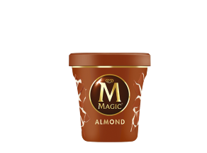 παγωτο magic almond ice cream