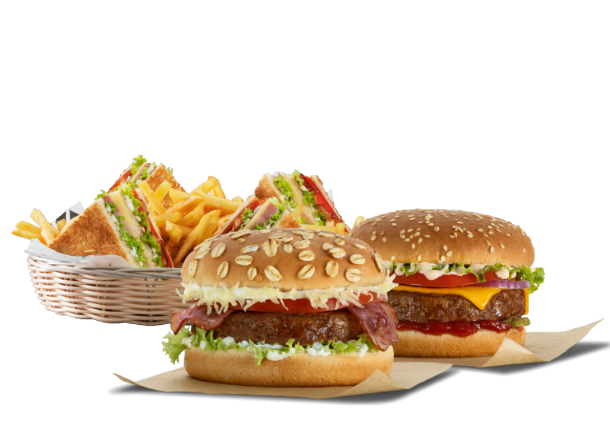 2 Green ή Golden Burgers & 1 Club Sandwich- Προσφορές Delivery Deals Goody's Burger House